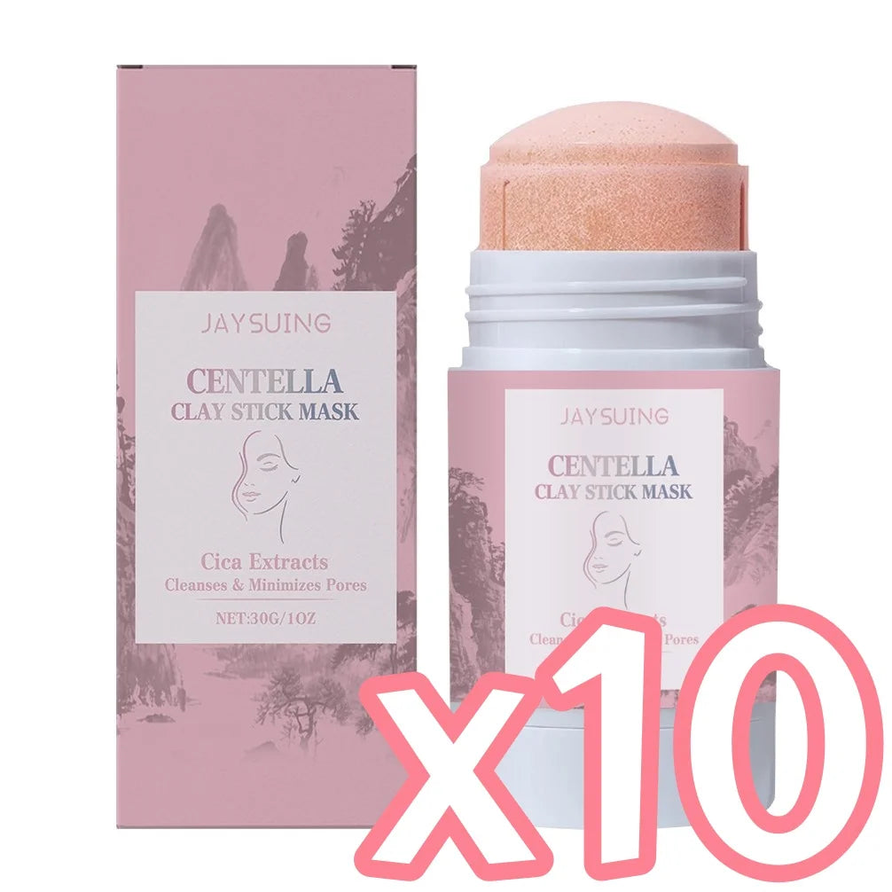 Centella Asiatica Clay Mud Mask Stick – Deep Pore Cleansing Clay Face Mask Stick Zpaxo 30g Boxed x 10