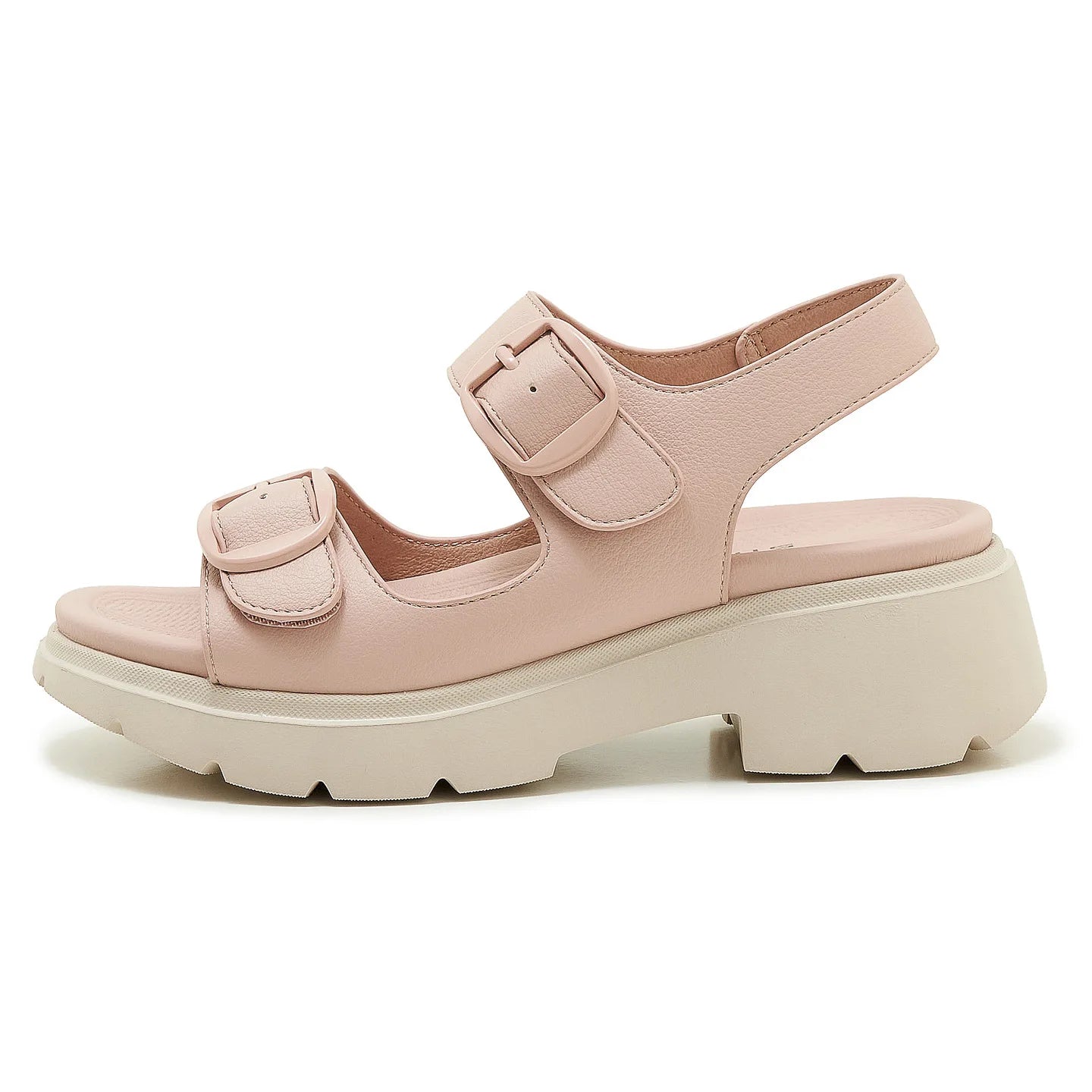 Womens Chunky Platform Sandals Adjustable Buckle Straps Nonslip Lug Zpaxo 325-1 Pink 36 China Mainland