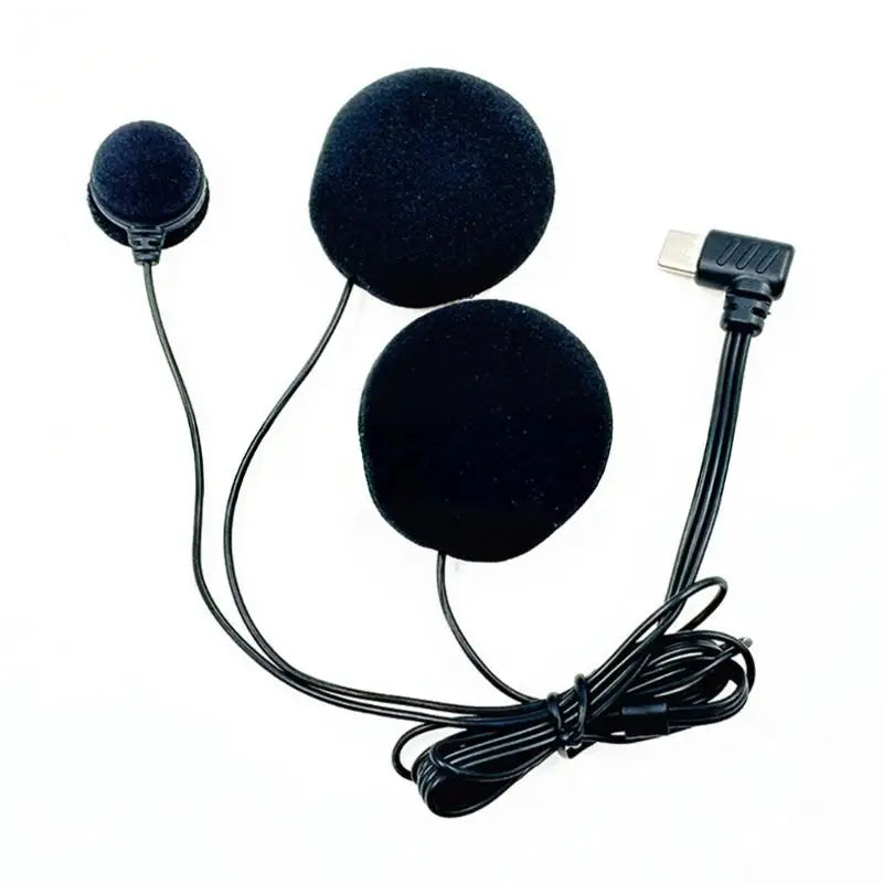USB Type C Helmet Headset Microphone Compatibles Full Face Helmets Includes Noise Cancelling and Adjustable Boom Zpaxo full cover CN