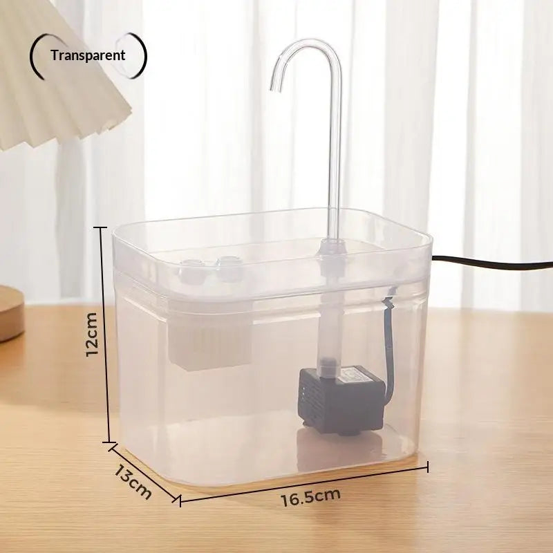 Automatic Pet Dog Cat Water Dispenser Fountain Loop Mute Pump Smart Zpaxo A12