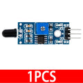 1-10 PCS 3-Wire IR Flame Detection Sensor Module – Smart Sensor for Arduino Fire Detection Projects Zpaxo 1PCS