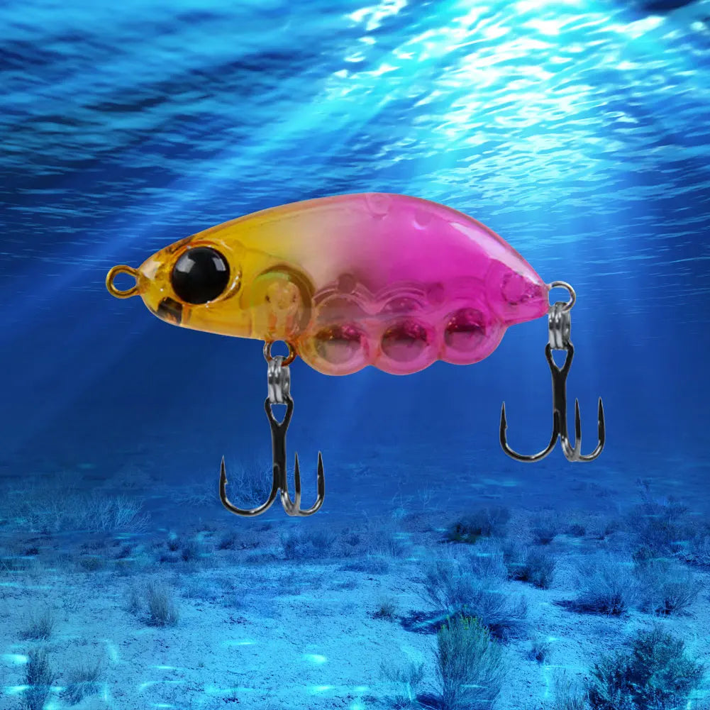 Mini Hard Bait Fixed Steel Ball Fishing Lure Trout Perch Bass