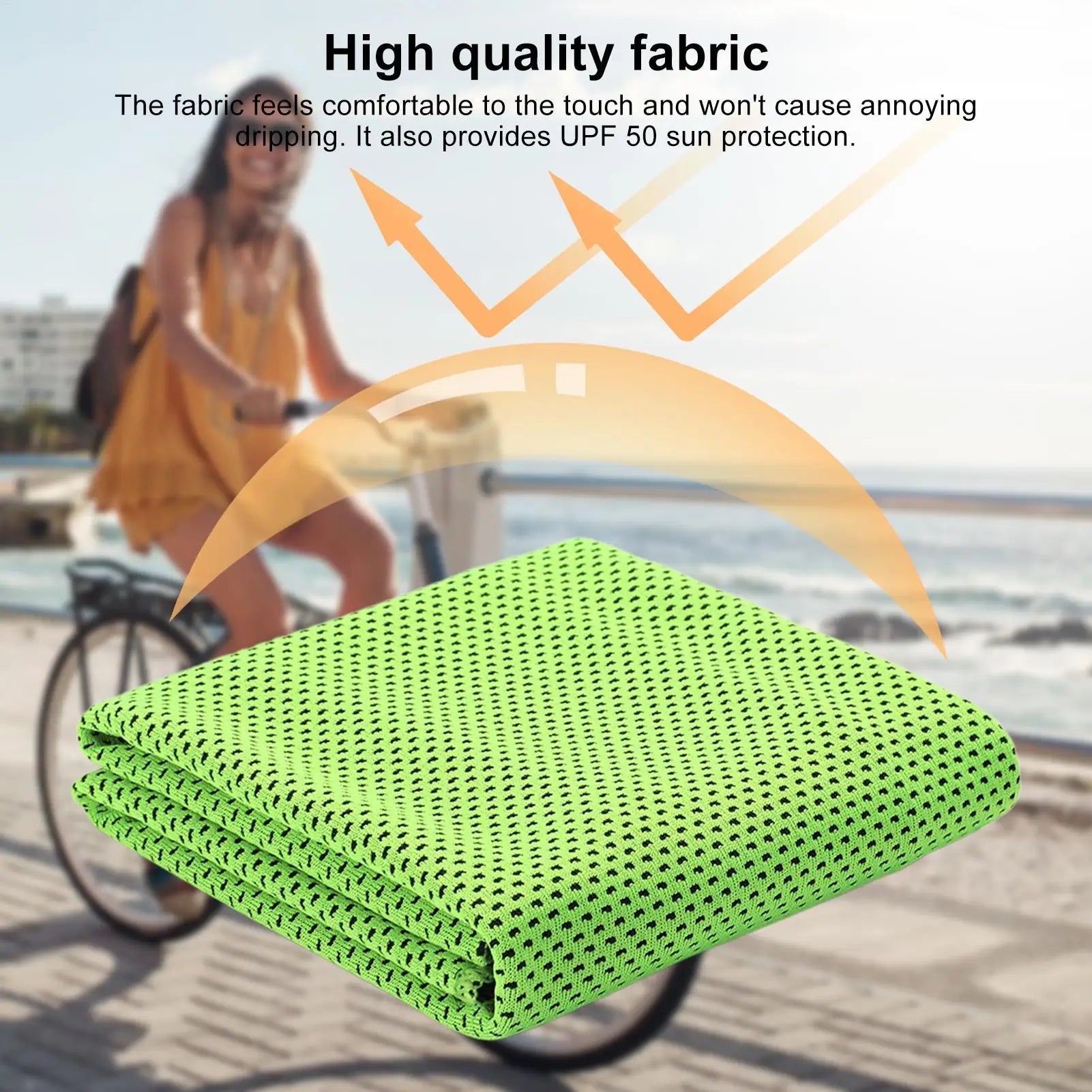 Cooling Towel Ice Towels Neck Face Microfiber Gym Travel Yoga Camping