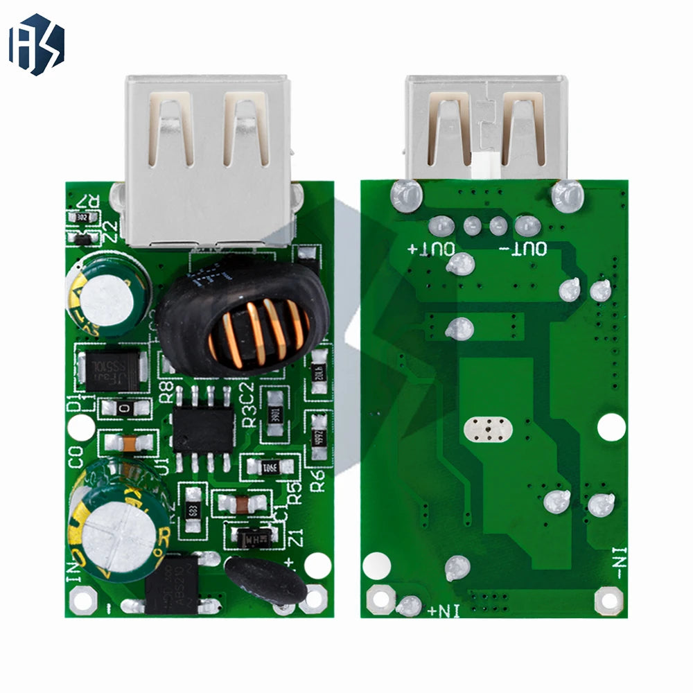 12V-72V to 5V 2A DC-DC Waterproof Buck Converter Module, Dual USB Car Charger ROHS Compliant, 1-5PCS Pack for Cell Phones Zpaxo
