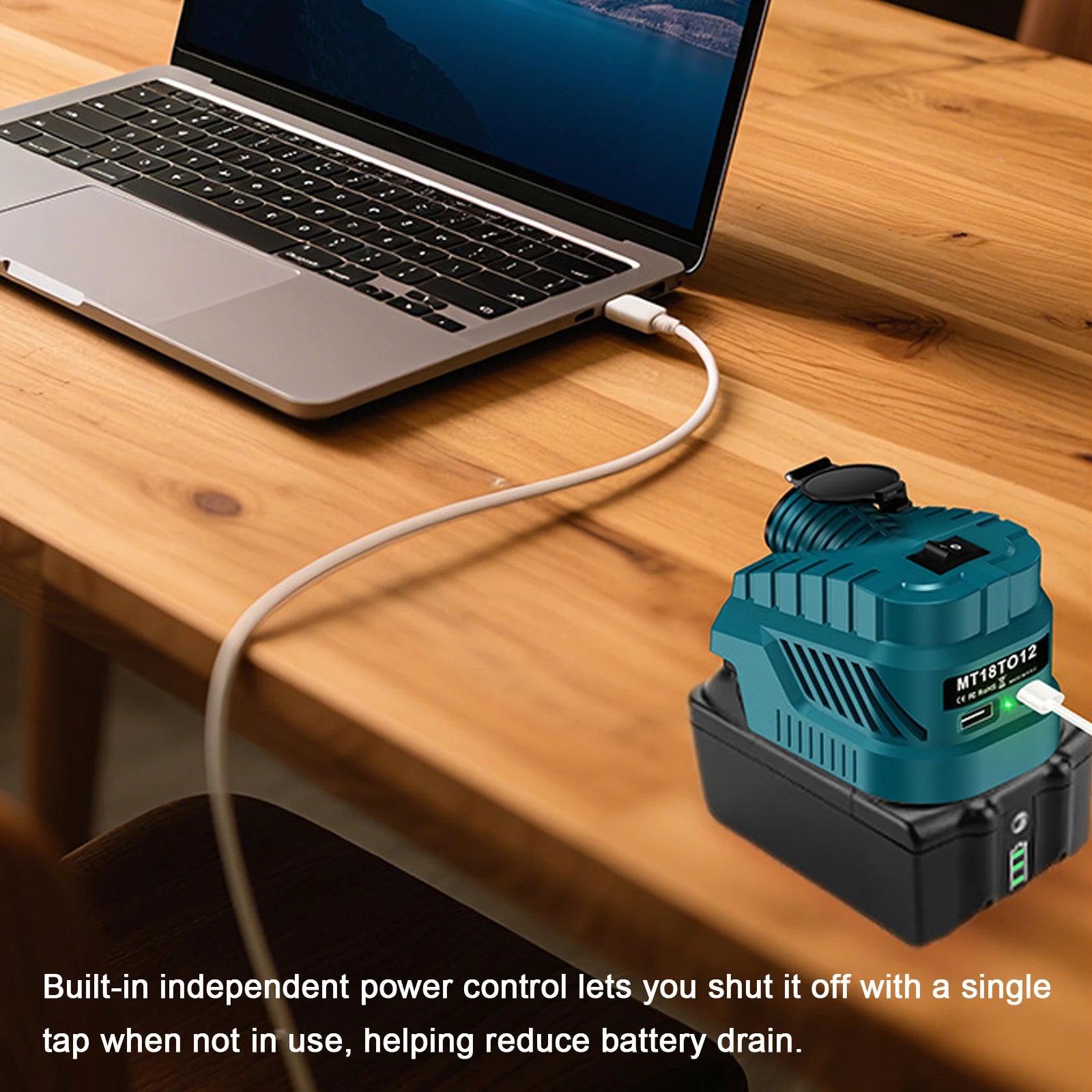 Makita 18V Battery Vehicle Refrigerator Power Supply 240W Cigarette