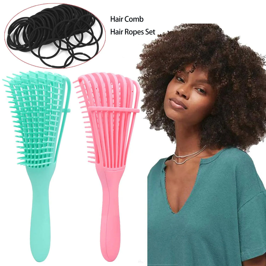 Hair Brush Detangling Brush Scalp Massage Hair Comb Detangling Brush For Curly Detangler Hairbrush Women Men Salon Zpaxo