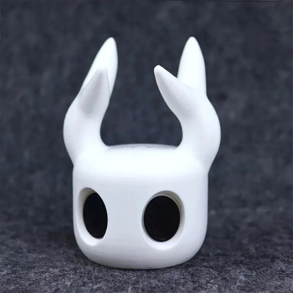 Hollow Knight Themed Multi-functional 3D-Printed Stand for PS5/PS4/Game Controller with Ring Holder & Desktop Display Bracket Zpaxo White