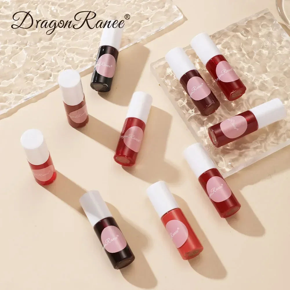 Mini 10 Colors Liquid Lip Gloss Waterproof Non-stick Long Lasting Sexy Red Mirror Glass Moisturize Lipstick Water Rouge Makeup Zpaxo
