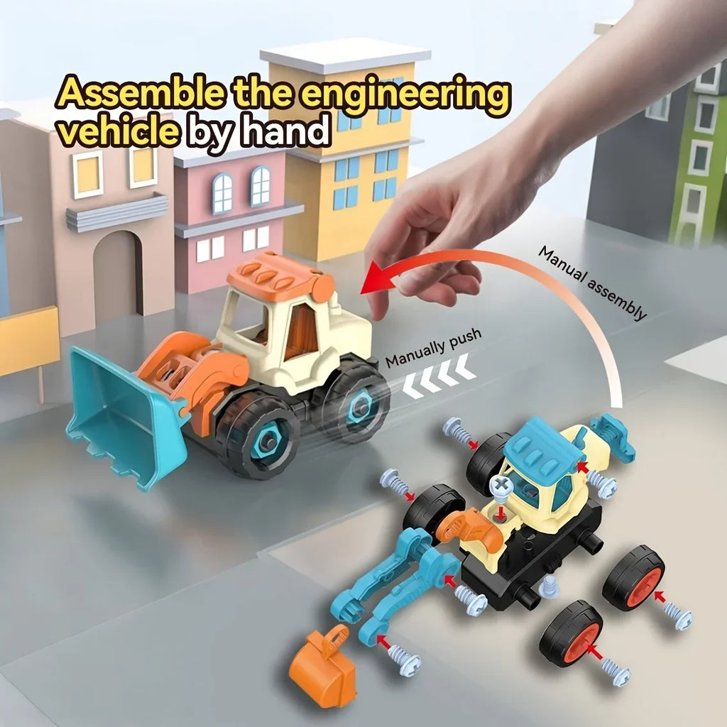 Children's Construction Model DIY Screw-assembly Toy Disassemblable