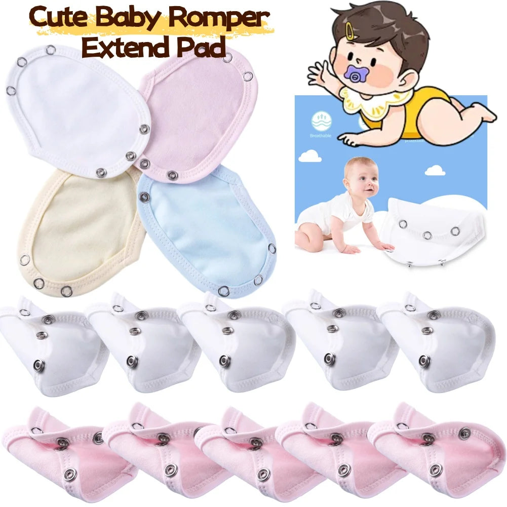 1-5PCS Baby Romper Partner Lengthen Pads Super Utility Bodysuit Diaper Jumpsuit Lengthen Extend Film Baby Infant Romper Partner Zpaxo
