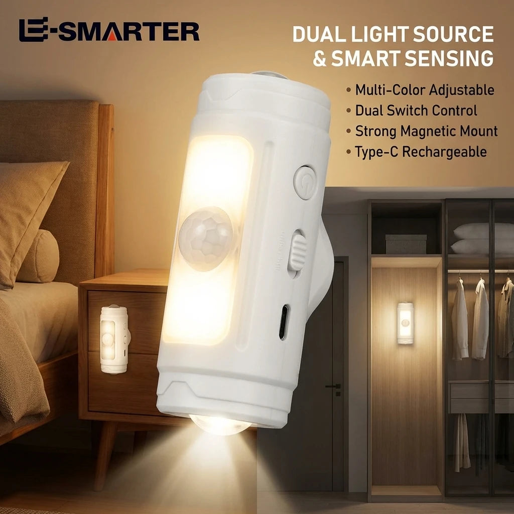 ESMARTER Mini Magnetic Night Light – Portable Atmosphere Lamp