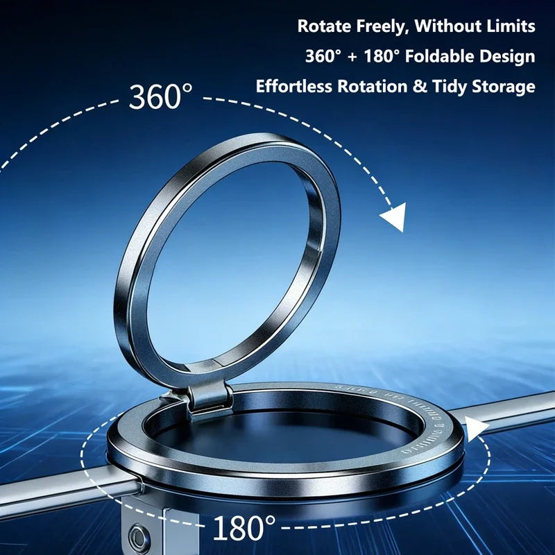 Magnetic Cell Phone Ring Holder Mobile Bracket Removable Grip