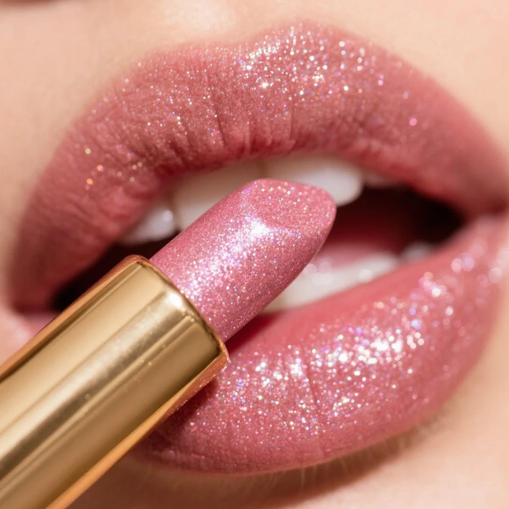 Sparkling Pearl Lip Gloss Easy Apply Waterproof Non Sticky