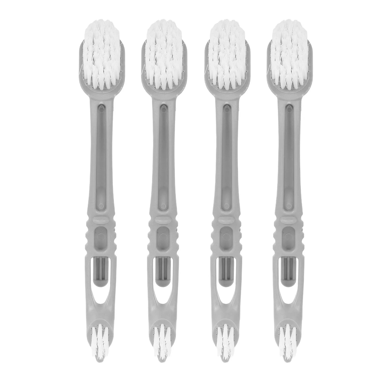 Bird Cage Cleaning Brush Dual Head Ergonomic Long Handle Poop Cleaner