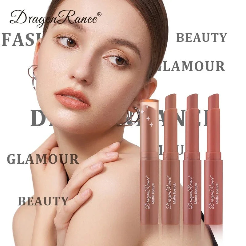 Nude Matte Lipstick Waterproof Lip Sticks Not Fading Sexy Red Velvet Zpaxo
