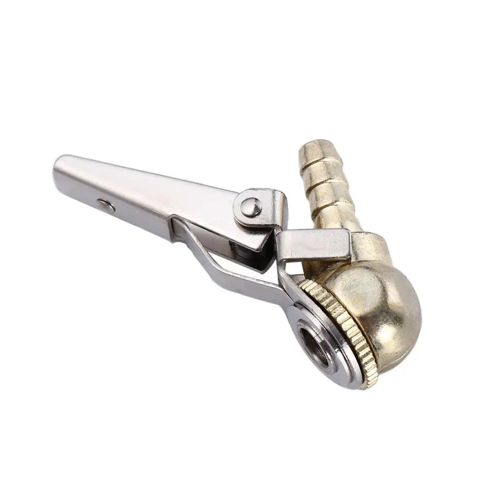 Auto Parts Tire Chuck Tail Plug Connector Inflatable Quick Clip Tire Nozzle Inflator Valve Barb Clip-On Tire Valve Air Chuck Zpaxo
