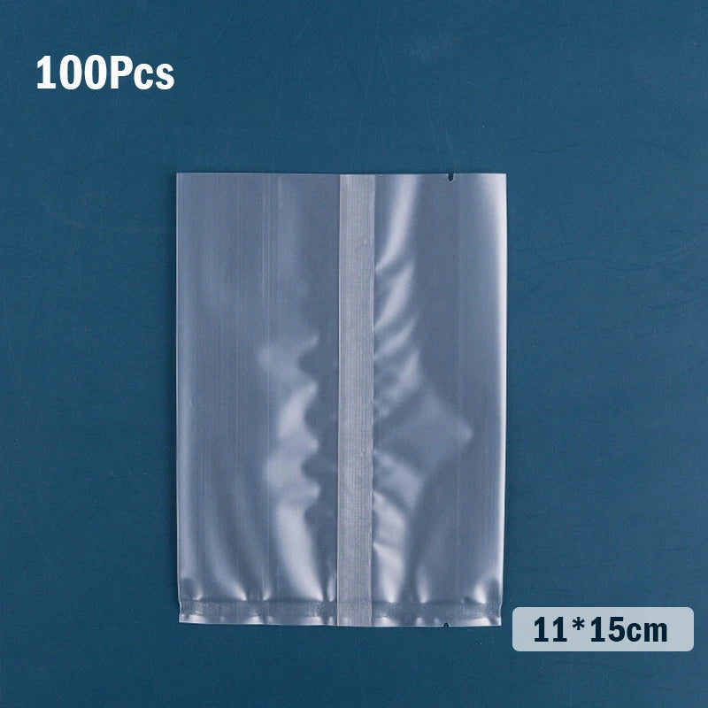 Thicker Machine Seal Bags Clear Frosted Food Biscuit DIY Baking Cake Zpaxo 11x15cm