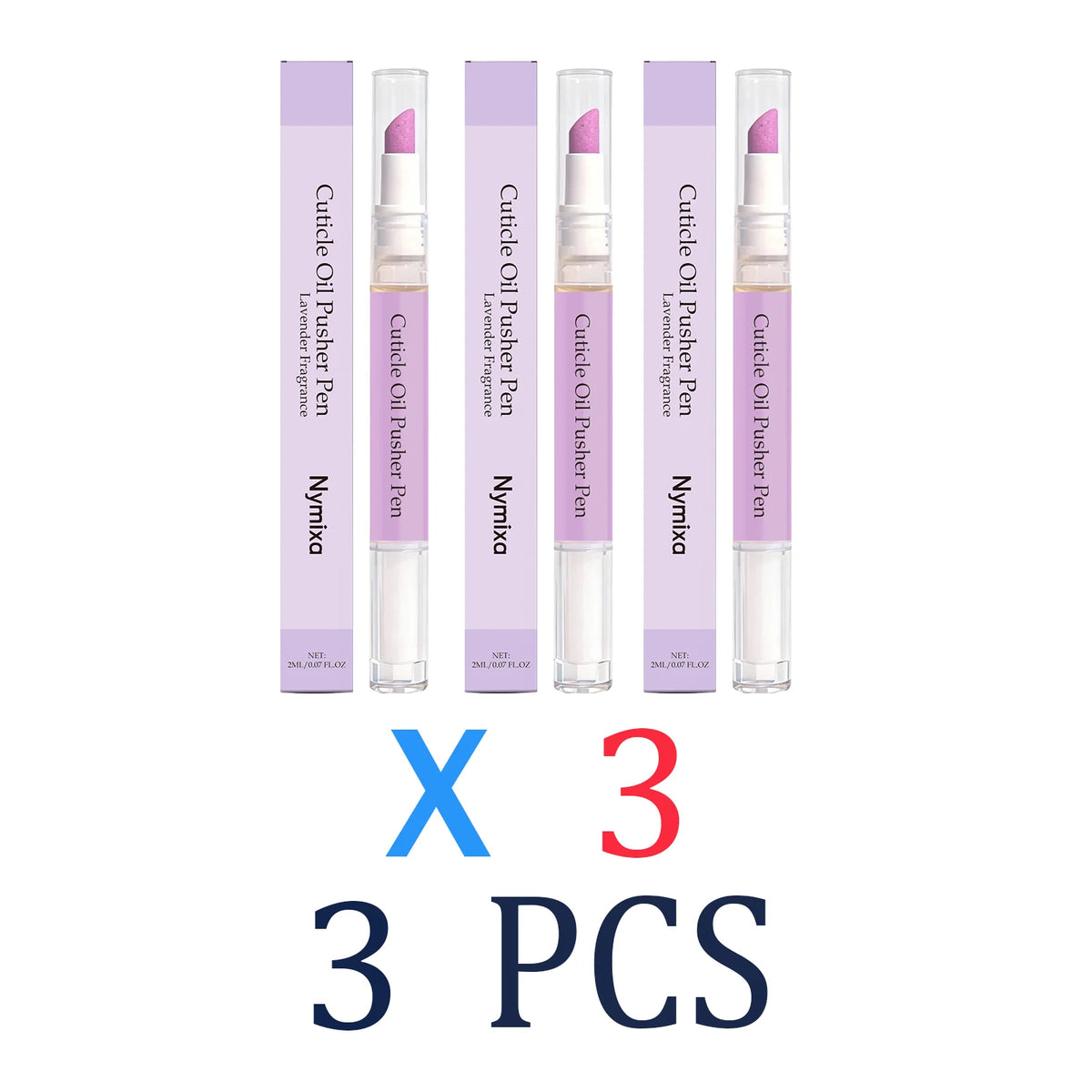1/2/3/4 Pcs Lavender Cuticle Oil Pen Moisturizing Nail Care Tool Portable Cuticle Care Gentle Nourishing Dry Skin Remedy 2ml Zpaxo 3 Pcs