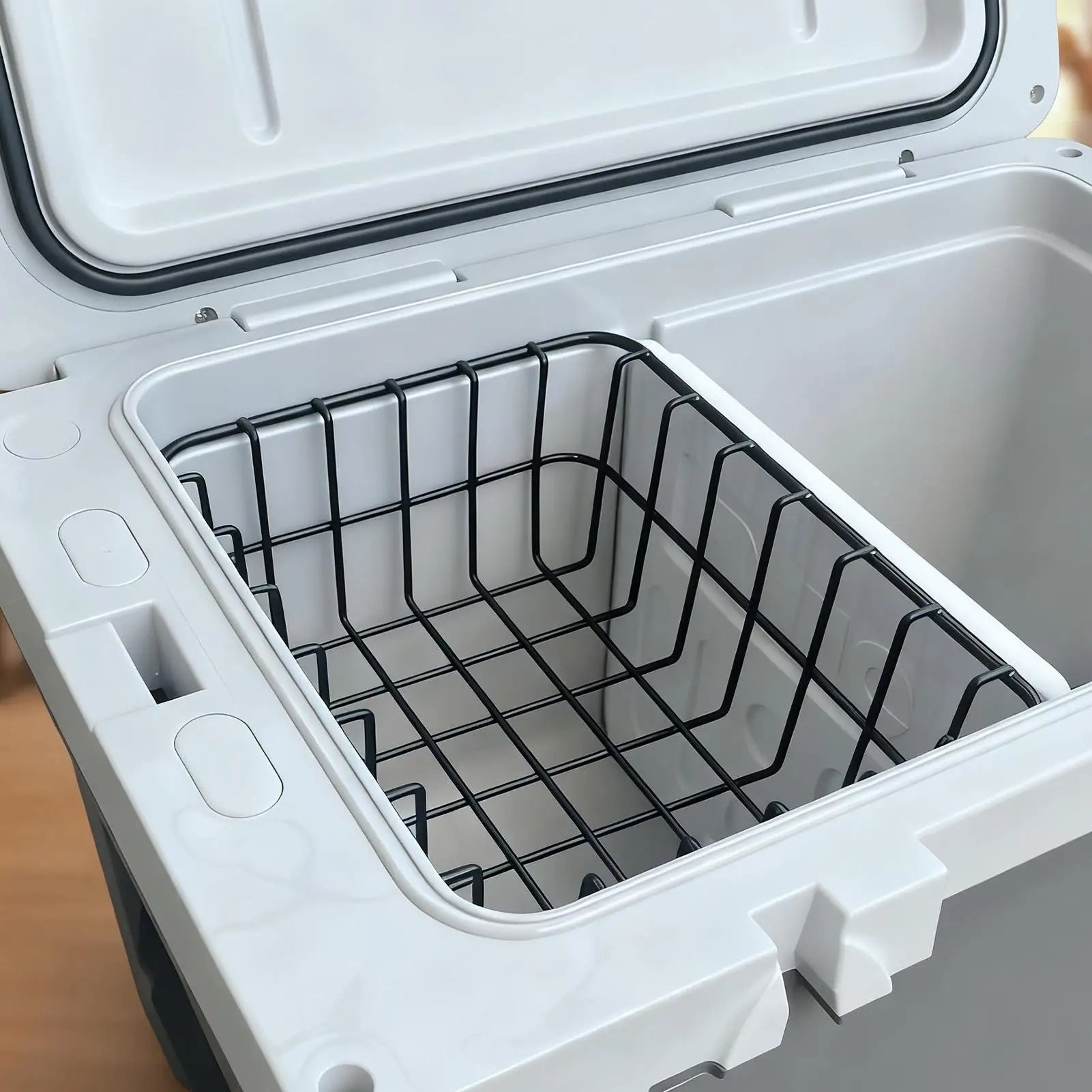 Freezer Baskets Metal Upright Container Refrigerator Basket Cooler