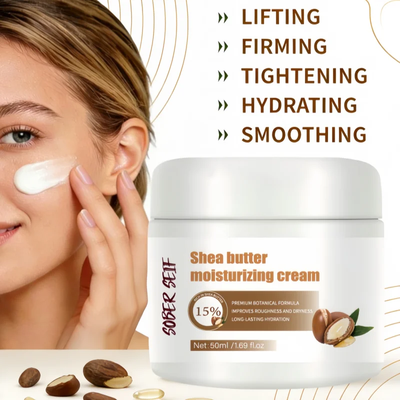 Hyaluronic Acid Shea Butter Skin Lotion 50ml Gentle Repair Sensitive Skin Hydrating Moisturizing Face Cream Zpaxo