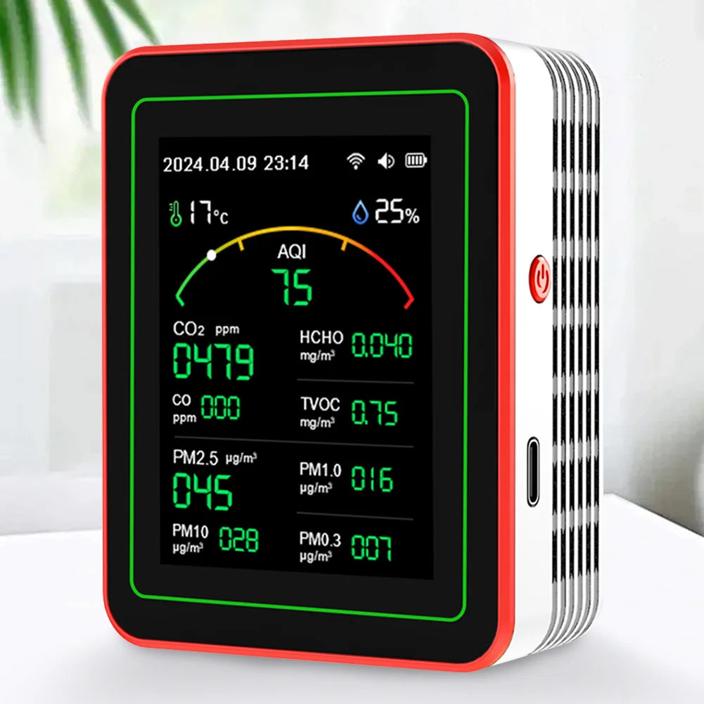 Wifi 15-in-1 Air Detector APP Control Household Portable AQI PM0 3