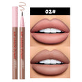 2-in-1 Matte Lip Liner Smooth Application Waterproof Anti Smudge