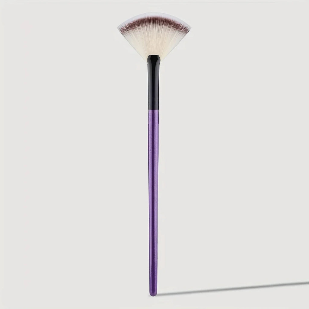 1pc Fan Shaped Highlight Brush Contour Brush Blending Highlighter Makeup Brush Face Loose Powder Brush Cosmetic Beauty Tools Zpaxo 01