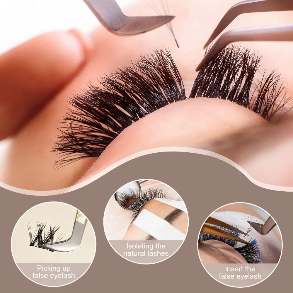 Professional Eyelash Tweezers Ice Flower 3D Accurate Eyebrow Grafting Zpaxo