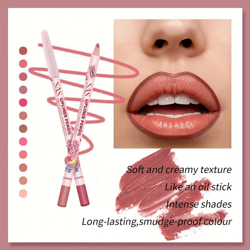 Matte Lipliner Waterproof Moisturizing Long-lasting Non-stick