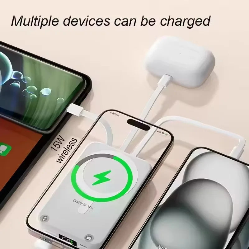 Magnetic Power Bank for Magsafes 20000mAh Wireless PD 22.5W Fast Charger Powerbank External Battery for IPhone Xiaomi Samsung Zpaxo