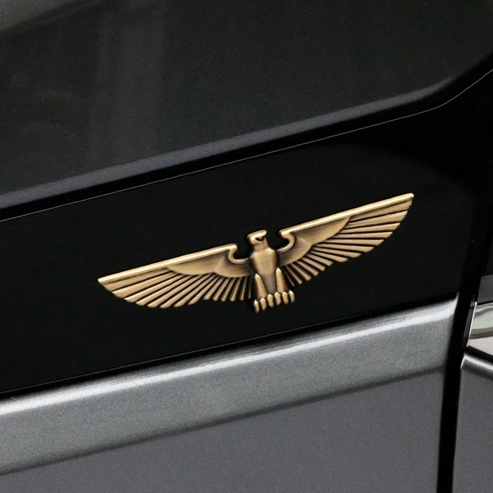 3D Eagle Wings Car Emblem Decal – Zinc Alloy Badge Sticker
