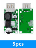 LM2596HV LM2596HVS 5V DC-DC Step Down Buck Converter Module 9V 12V 24V 36V 48V to 5V 3A USB Charger Module Board Zpaxo 5pcs