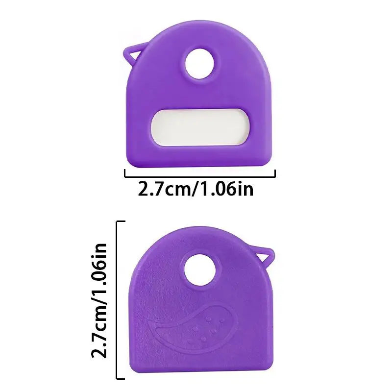 20-Pack Silicone Key Caps – Colored Key Identifier Covers