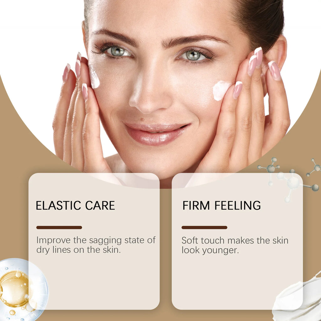 Retinol Collagen Cream Instant Face Lifting Wrinkle Tightening Firming Anti Aging Hyaluronic Acid Day Night Facial Moisturizer Zpaxo