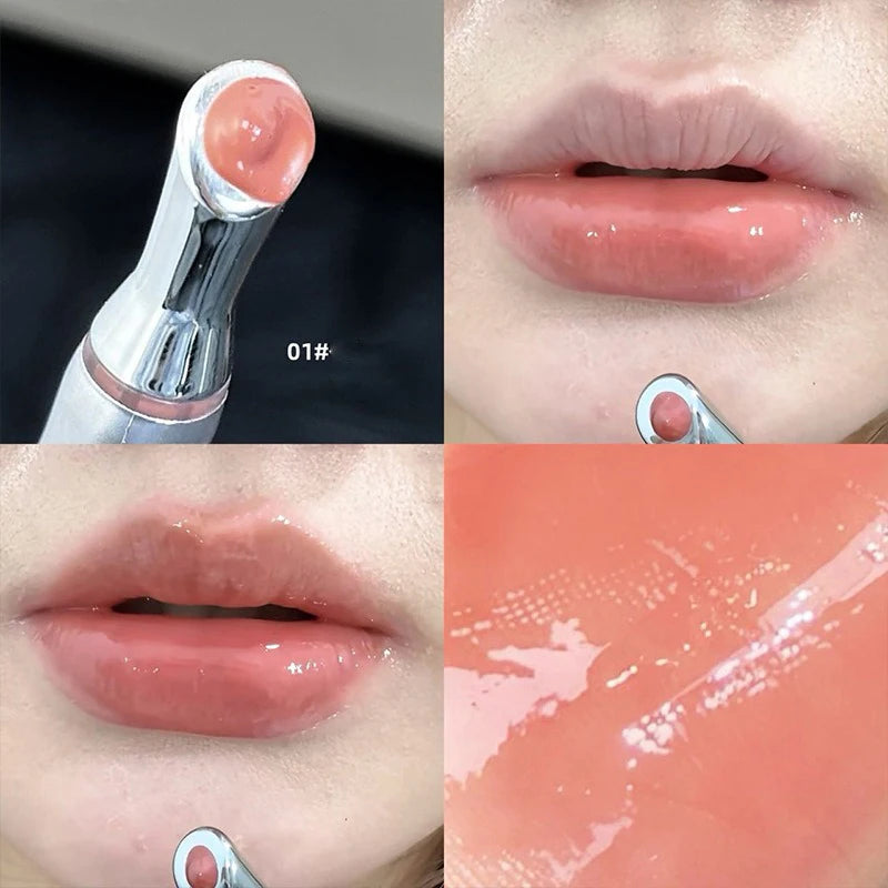 Mirror Watery Lip Gloss Iron Brush Head Lasting Moisturizing Zpaxo 01