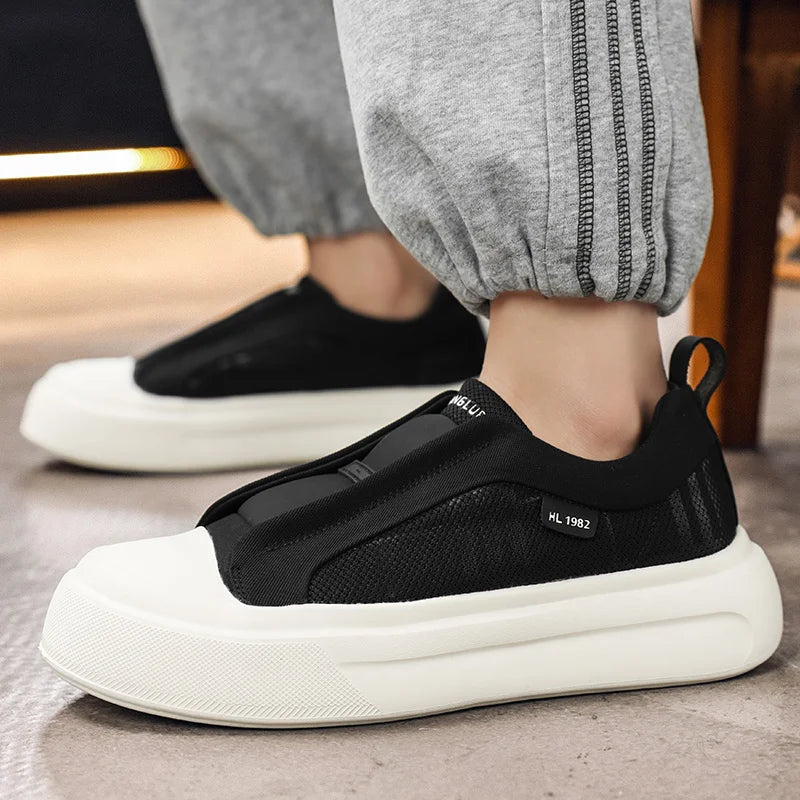 Men's Casual Sneakers Luxury Trainer Shoes Breathable Race Running