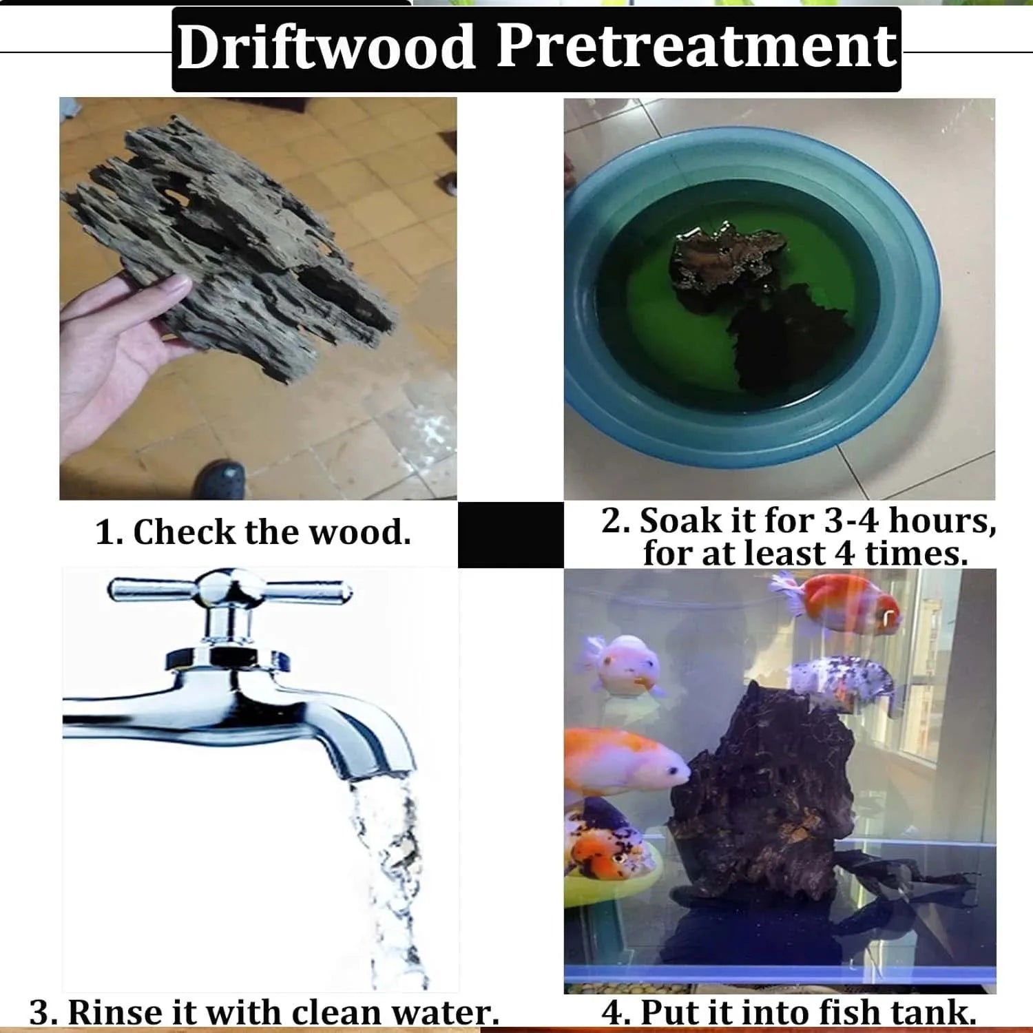 Natural Driftwood Aquarium Decoration – Porous Fish Tank Wood Aquarium Driftwood Zpaxo
