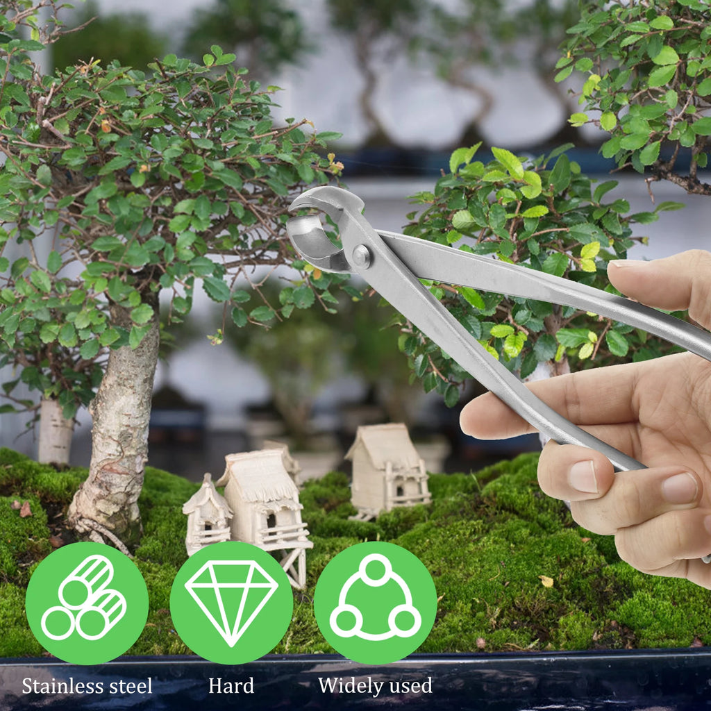 Bonsai Grooming Kit Stainless Steel Wear Resistant Bonsai Tree Kit Tools Time Saving Pruning Kit with Ergonomic Long Handle 2025 Zpaxo