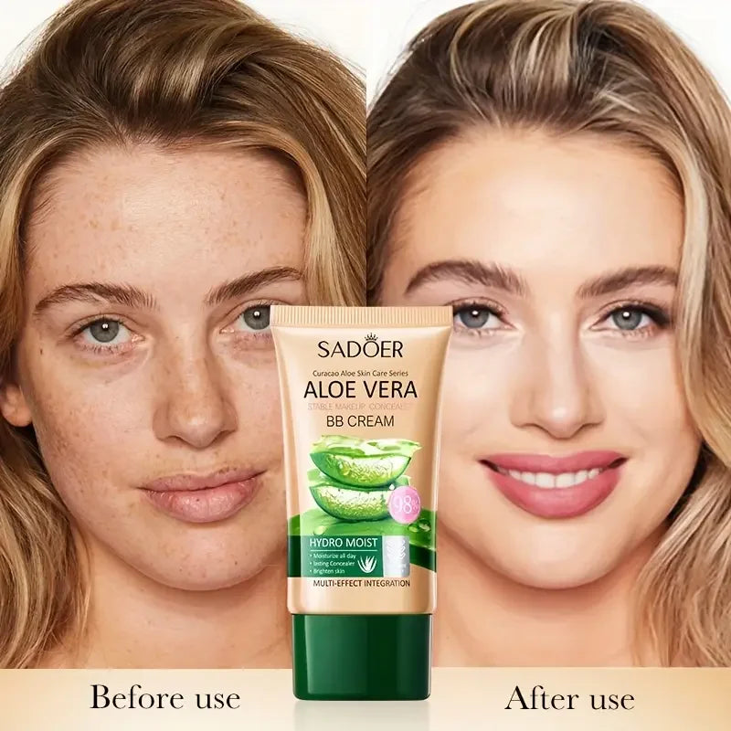 Aloe Vera BB Cream-hydrating Concealing Collagen Full Coverage Zpaxo