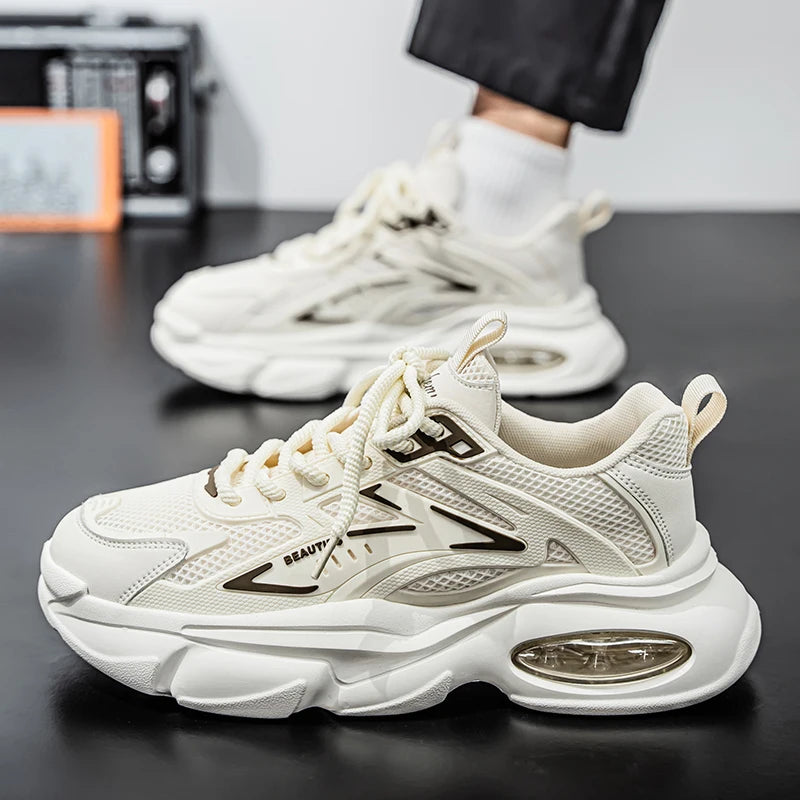 Men's Shoes Casual Sneakers Luxury Trainers Breathable Race Running