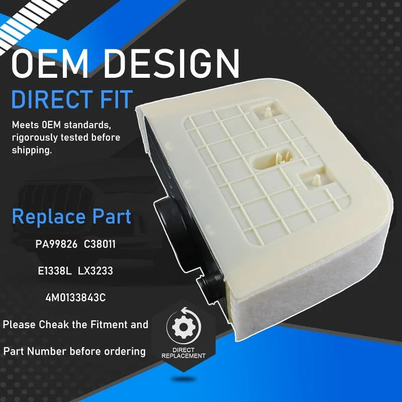 Engine Air Filter for 2016–2022 Audi Q7 2.0L & 3.0L