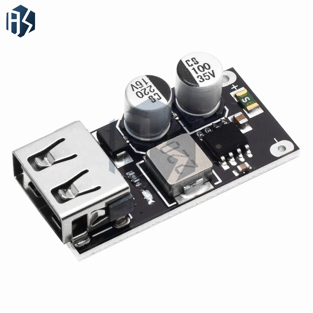 USB QC3.0 QC2.0 DC-DC Buck Converter Charging Step Down Module 6-32V 9V 12V 24V to Fast Quick Charger Circuit Board 3V 5V 12V Zpaxo
