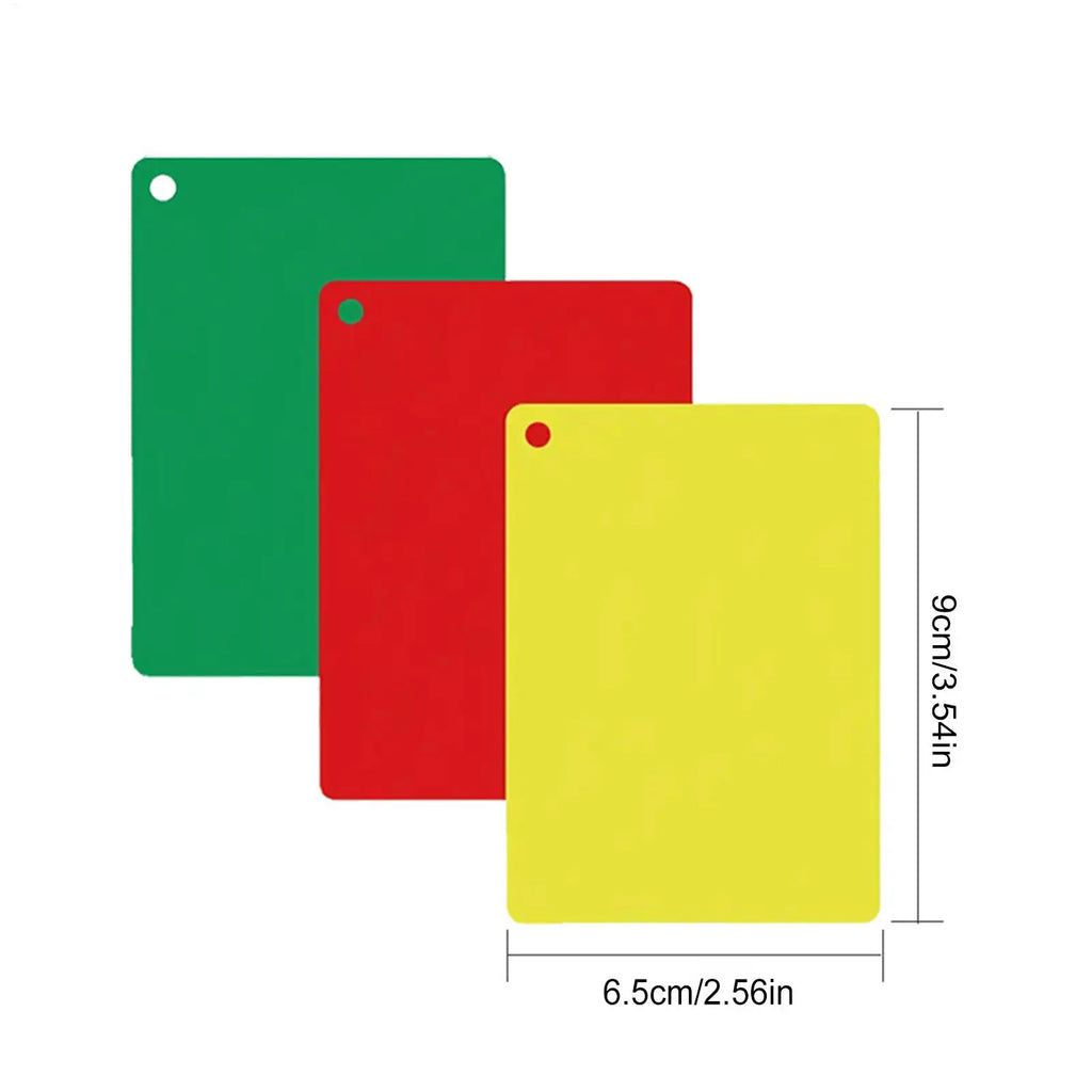 Football Penalty Cards Sports Refereeing Accessories Red Yellow Green