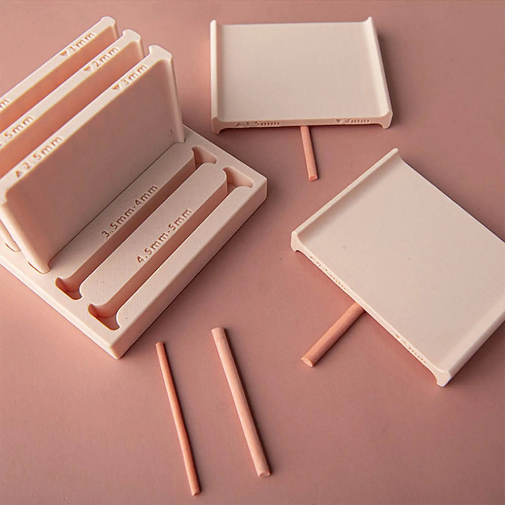 Precision Clay Strip Thickness Roller 5 Sizes Uniform Pottery Rolling