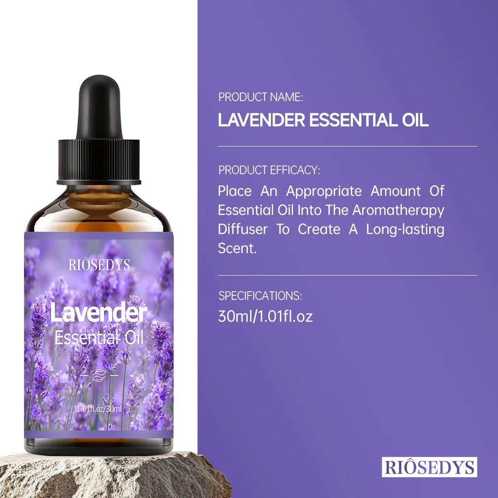 LAVENDER Essential Oil Natural Fragrance Suitable Body Massage Zpaxo