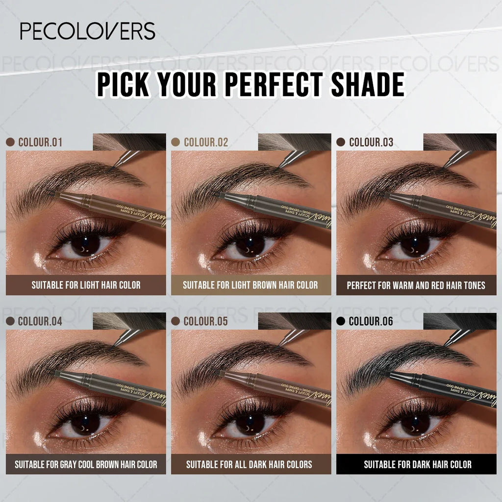 Ultra-fine Pointed Eyebrow Pencil Waterproof Sweat-resistant