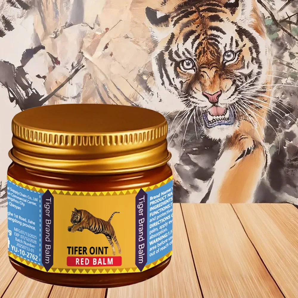 YUITIKUE Tiger Red Balm Muscle & Joint Relief Cream 2pc Muscle Relief Cream Zpaxo