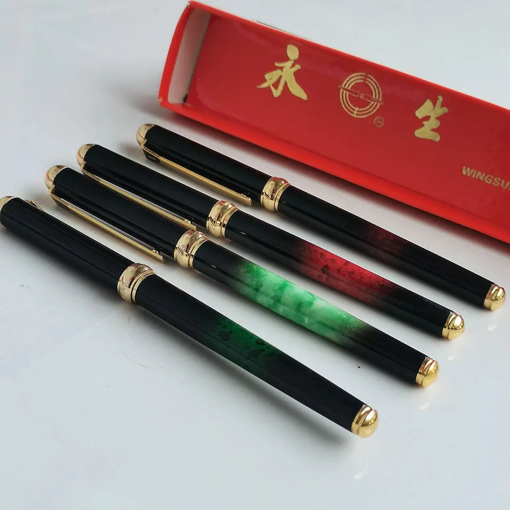 LUCKY Yong Sheng 528 Fountain Pen Fine Nib, Iridium Metal Bar, Good Writing Practice, Old Vintage, New Zpaxo