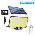 234 318 348 LED Solar Lights 3 Working Modes Bright Motion Sensor Zpaxo 234 LED 1pc