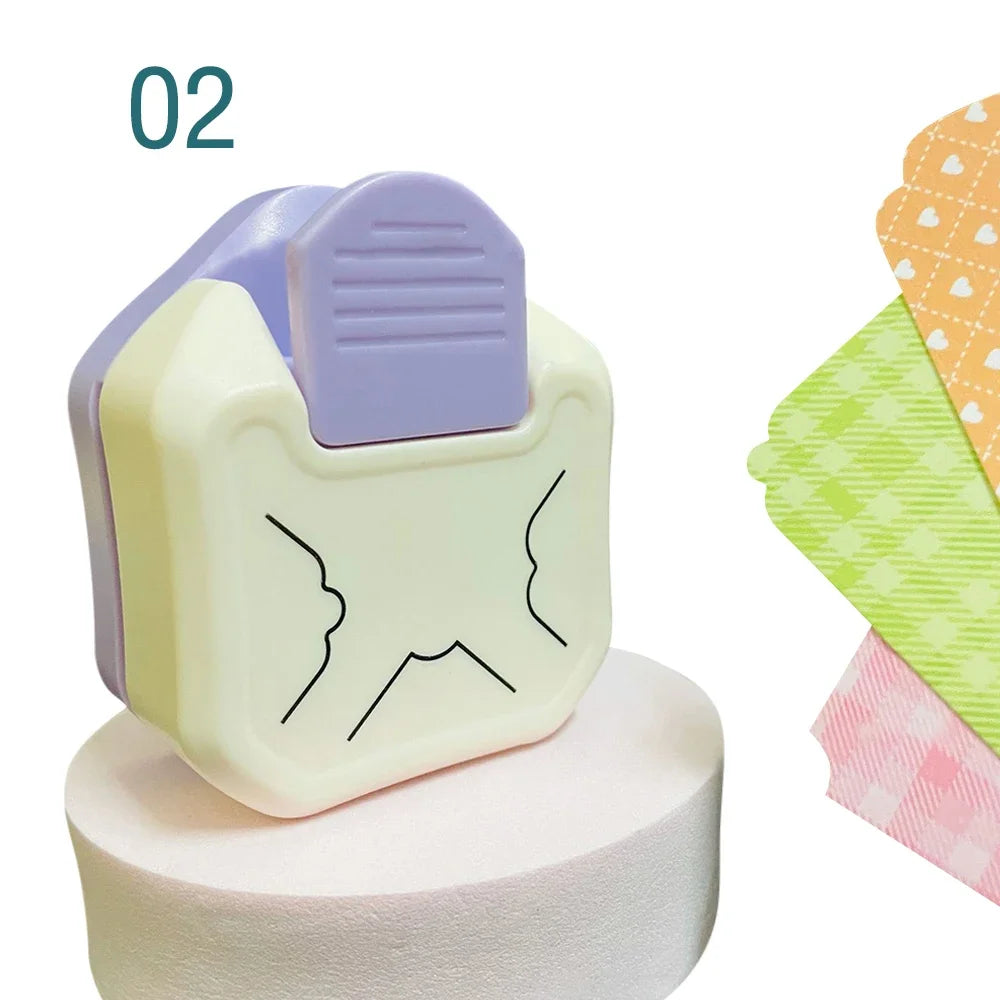 Corner Rounder Mini Corner Trimmer Round Corner DIY Paper Card Photo Planner Cutting Supplies 3 Way Punch Board Photo Cutter Zpaxo B